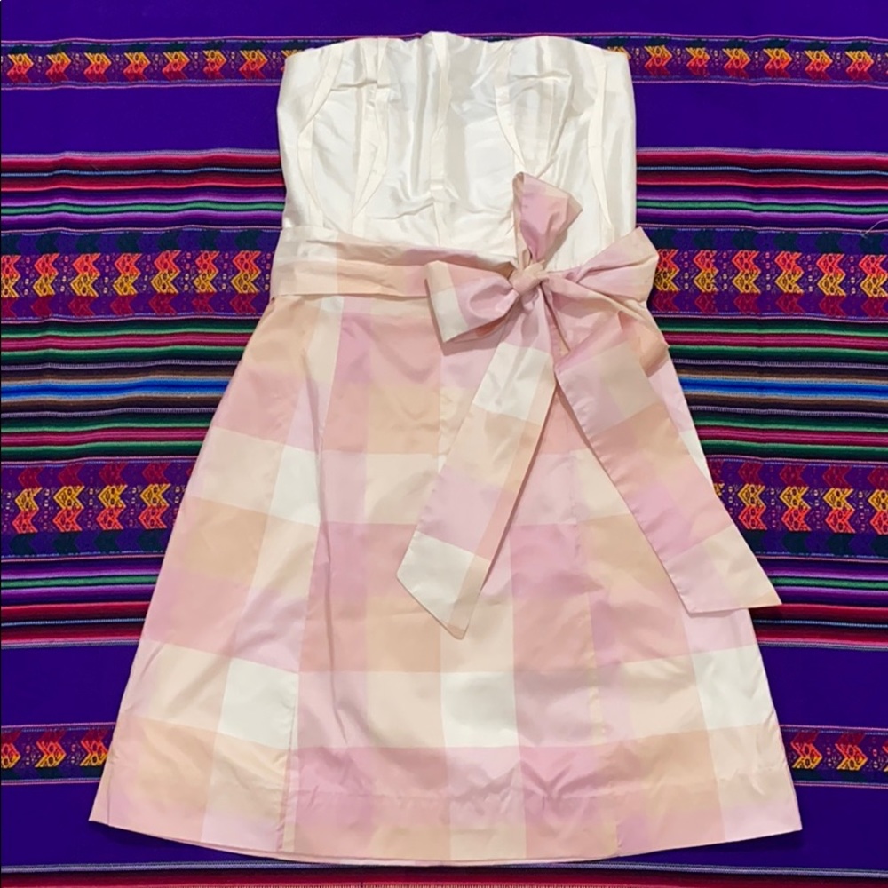 EXQUISITE Molly B. Strapless Silk Party Dress NWT
